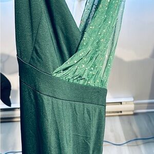 Elegant Green Evening Gown